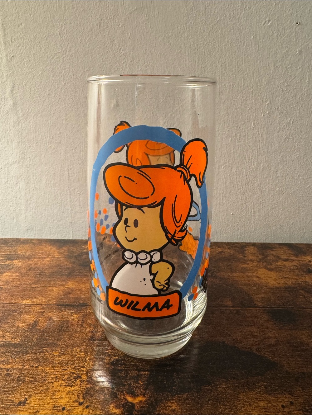 Vintage 1986 Wilma The Flintstone Kids Pizza Hut Collectors Glass